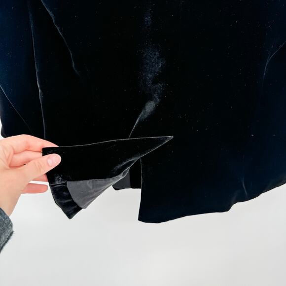 Veronica Beard Blazer Briar Black Miller Double Breasted Velvet Jacket Classic 2 - Picture 12 of 12